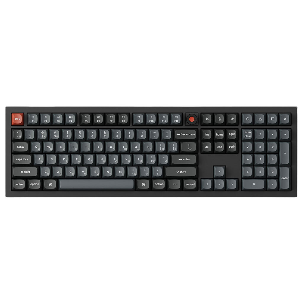 Клавиатура Keychron V6 8K, Черный - № 1 Клавиатура Keychron V6 8K, Черный - № 1
