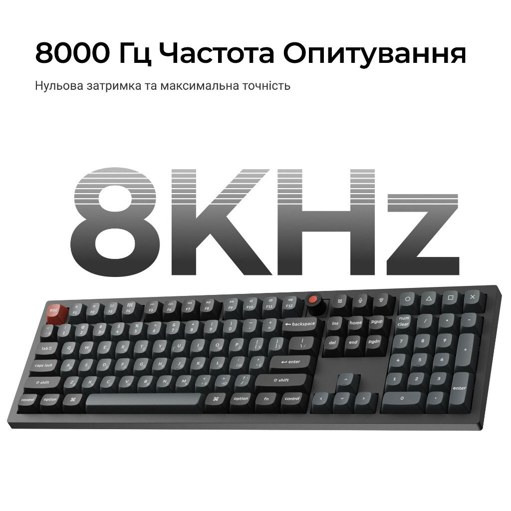 Клавиатура Keychron V6 8K, Черный - № 10 Клавиатура Keychron V6 8K, Черный - № 10