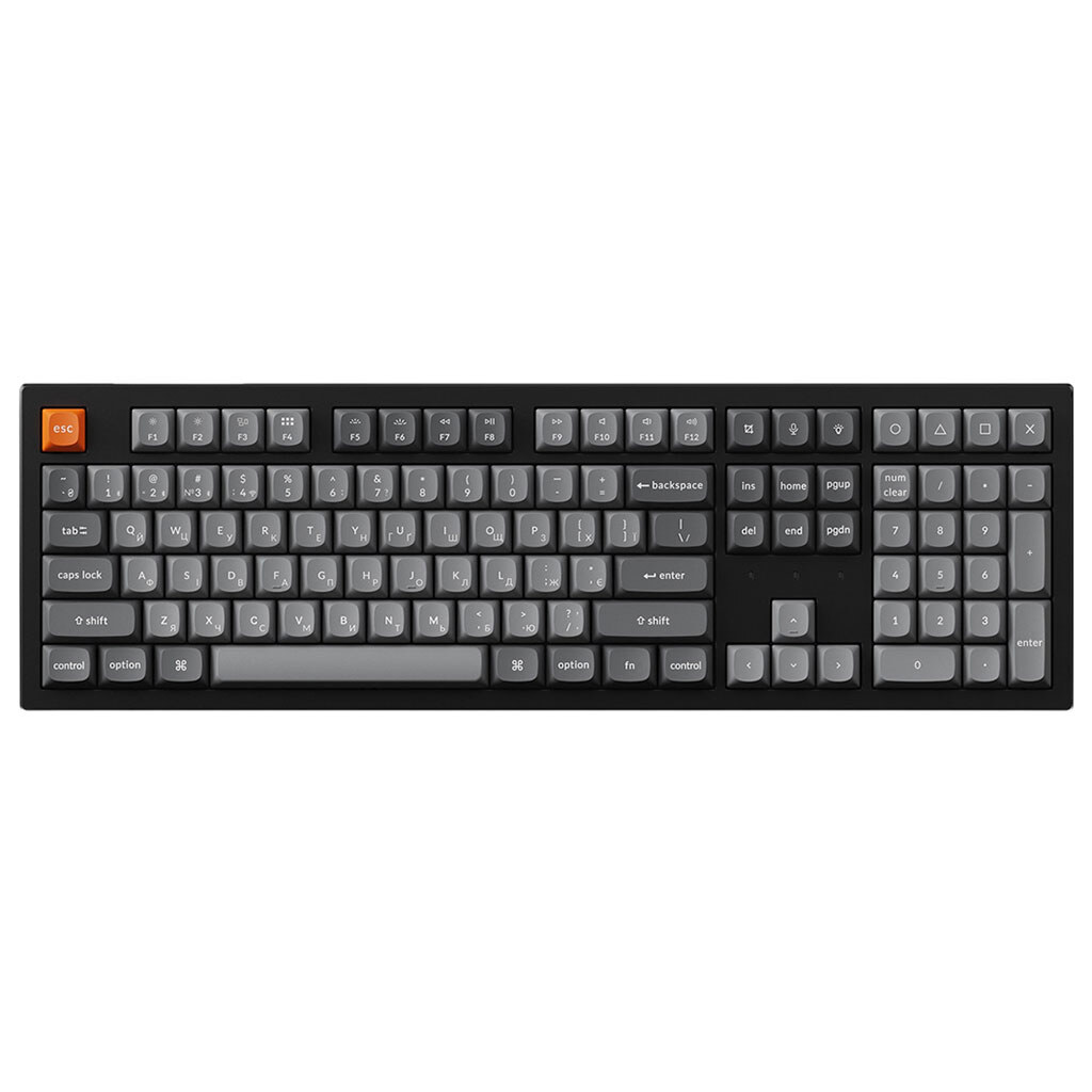 Клавіатура Keychron K10 Max, Чорний - № 1 Клавіатура Keychron K10 Max, Чорний - № 1
