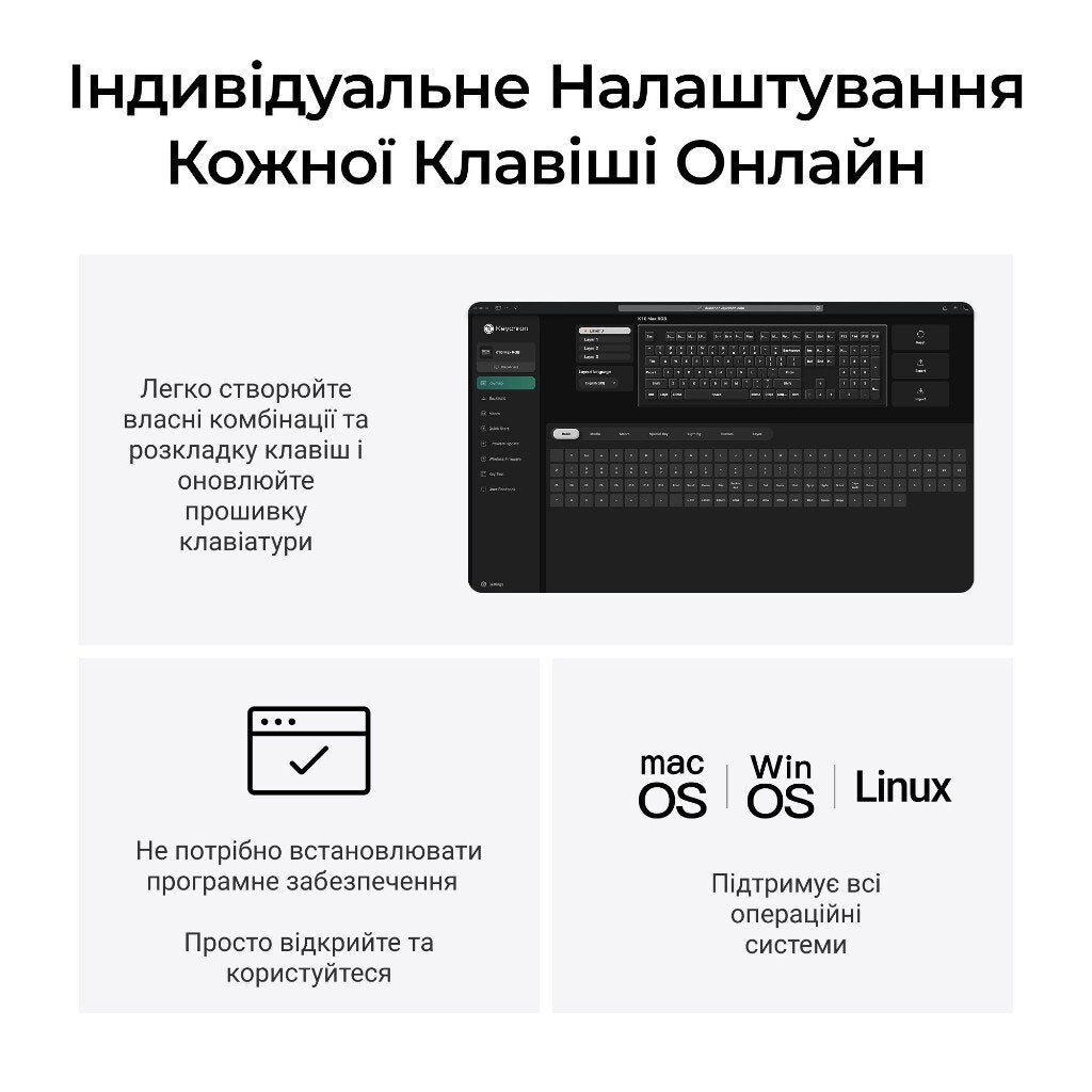 Клавіатура Keychron K10 Max, Чорний - № 11 Клавіатура Keychron K10 Max, Чорний - № 11