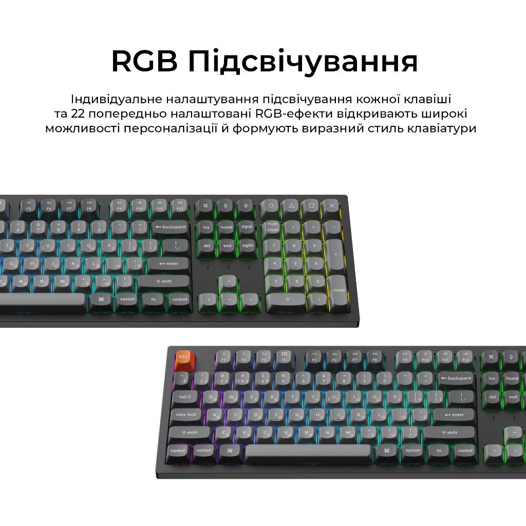 Клавіатура Keychron K10 Max, Чорний - № 13 Клавіатура Keychron K10 Max, Чорний - № 13