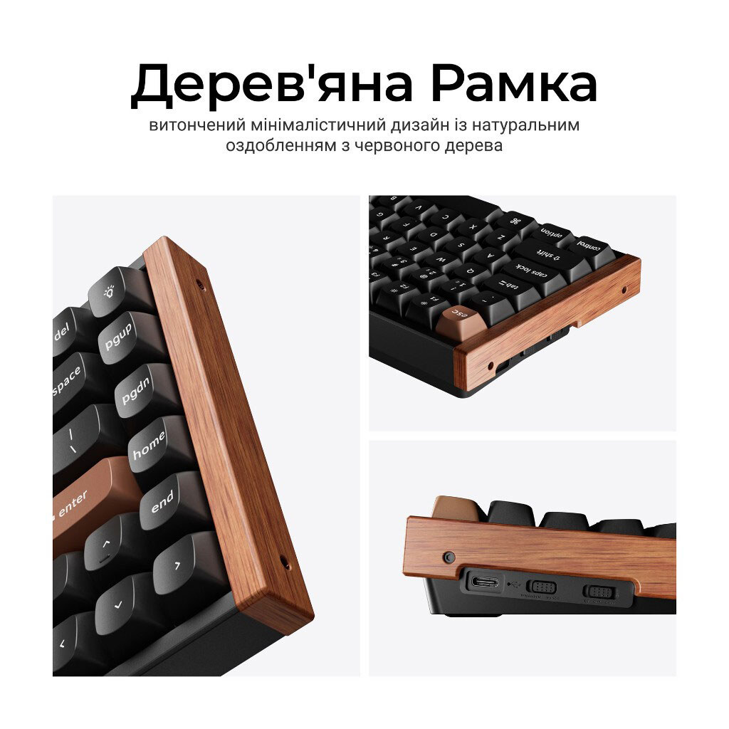 Клавіатура Keychron K2 HE, Чорний - № 12 Клавіатура Keychron K2 HE, Чорний - № 12