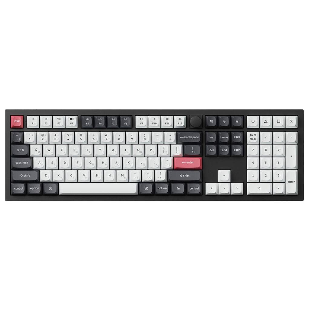 Клавиатура Keychron Q6 HE, Черный - № 1 Клавиатура Keychron Q6 HE, Черный - № 1