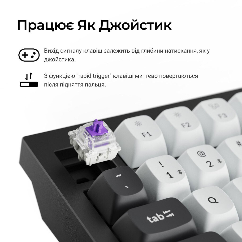 Клавиатура Keychron Q6 HE, Черный - № 12 Клавиатура Keychron Q6 HE, Черный - № 12