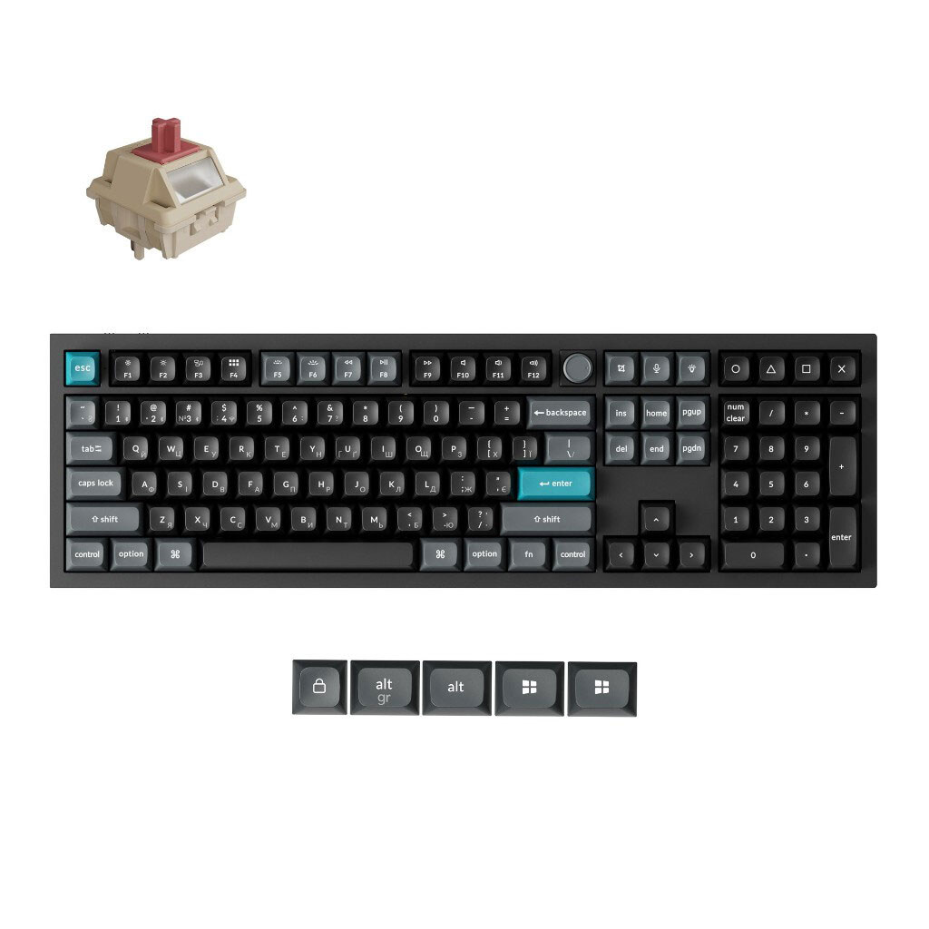 Клавіатура Keychron Q6 Ultra, Чорний - № 7 Клавіатура Keychron Q6 Ultra, Чорний - № 7