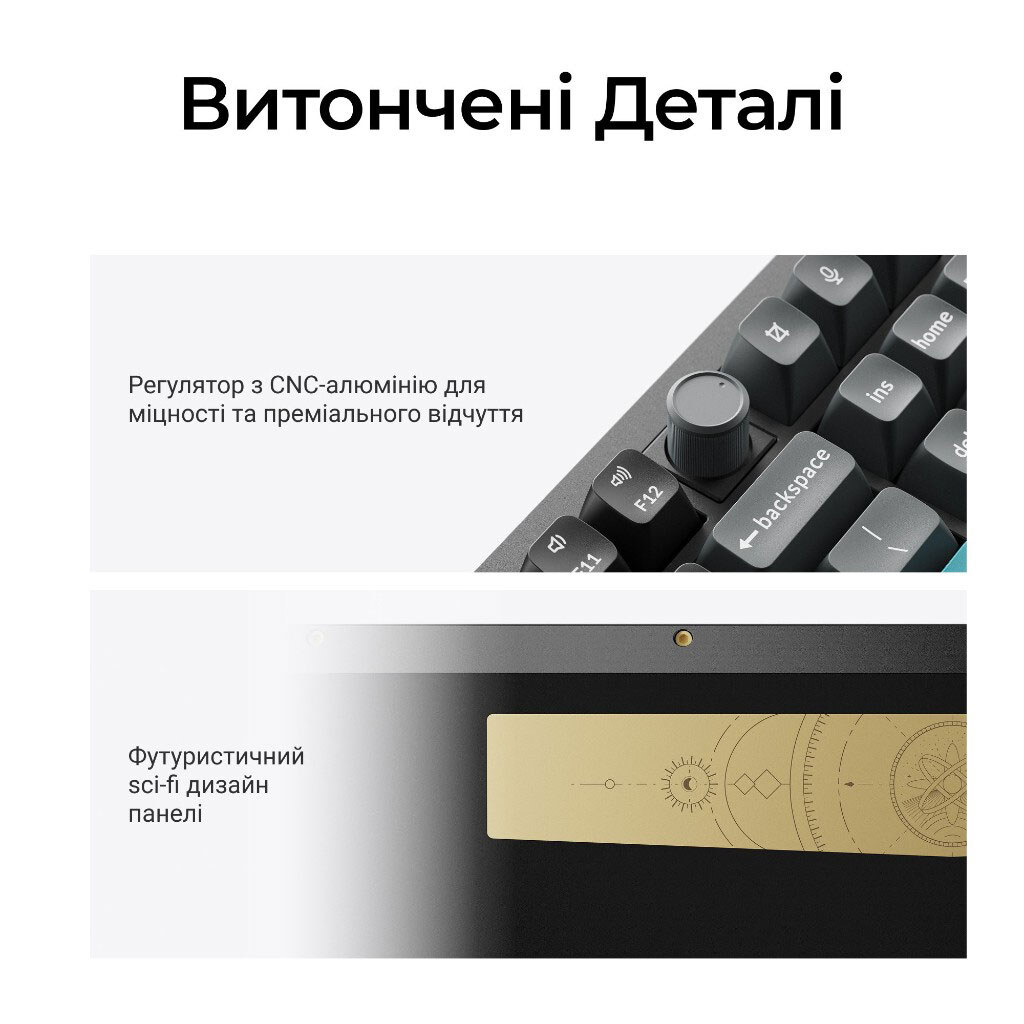 Клавіатура Keychron Q6 Ultra, Чорний - № 14 Клавіатура Keychron Q6 Ultra, Чорний - № 14