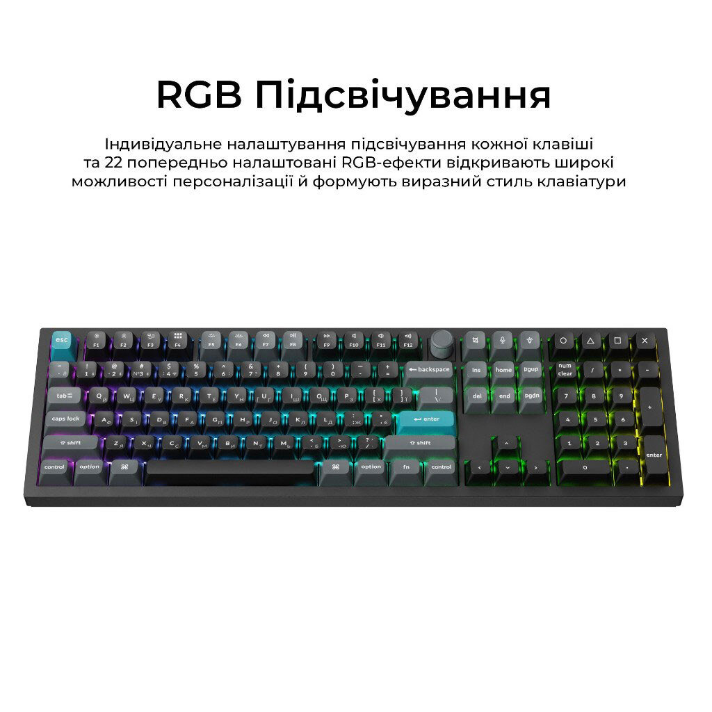 Клавіатура Keychron Q6 Ultra, Чорний - № 15 Клавіатура Keychron Q6 Ultra, Чорний - № 15