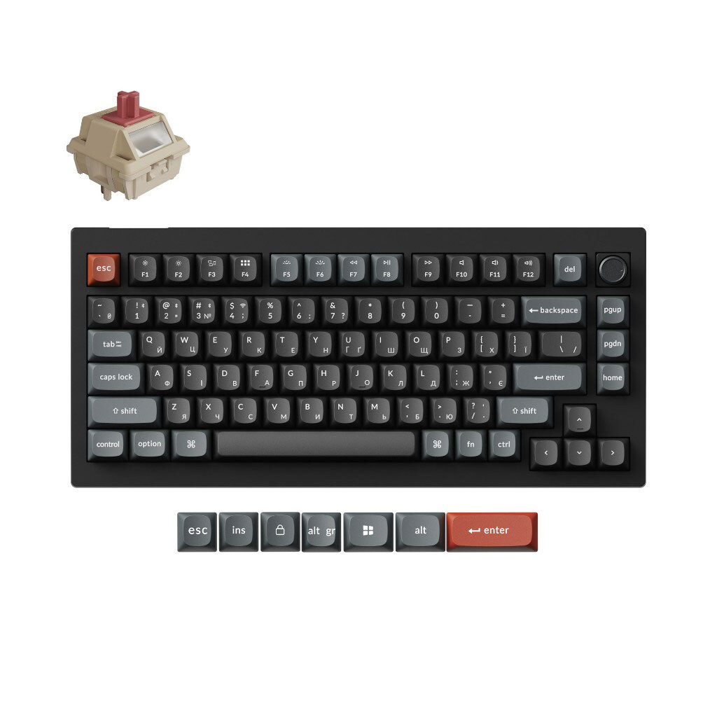 Клавиатура Keychron V3 Ultra, Черный - № 7 Клавиатура Keychron V3 Ultra, Черный - № 7