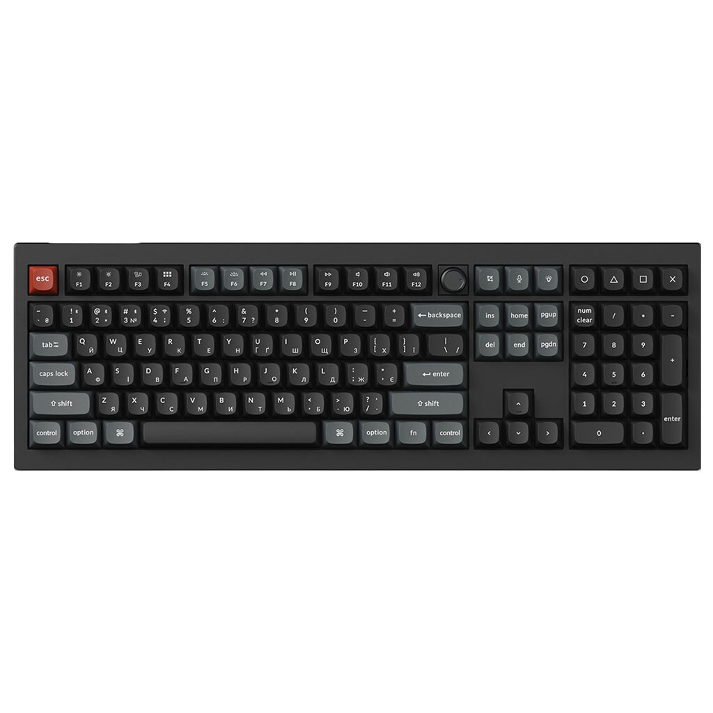 Клавиатура Keychron V6 Ultra, Черный - № 1 Клавиатура Keychron V6 Ultra, Черный - № 1