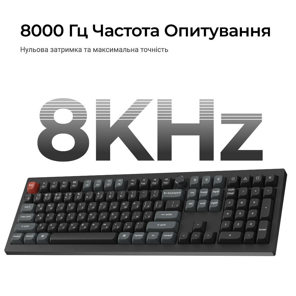Клавиатура Keychron V6 Ultra, Черный - № 9 Клавиатура Keychron V6 Ultra, Черный - № 9