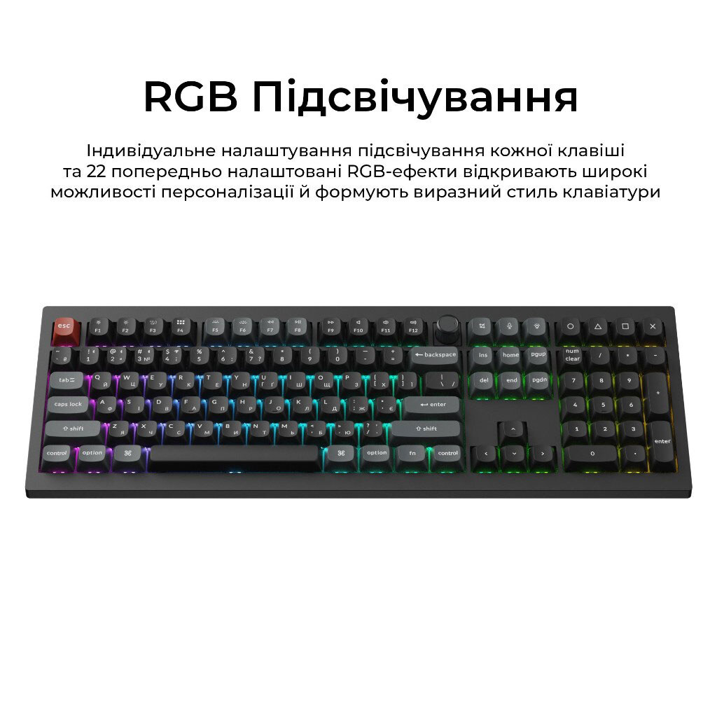 Клавиатура Keychron V6 Ultra, Черный - № 13 Клавиатура Keychron V6 Ultra, Черный - № 13