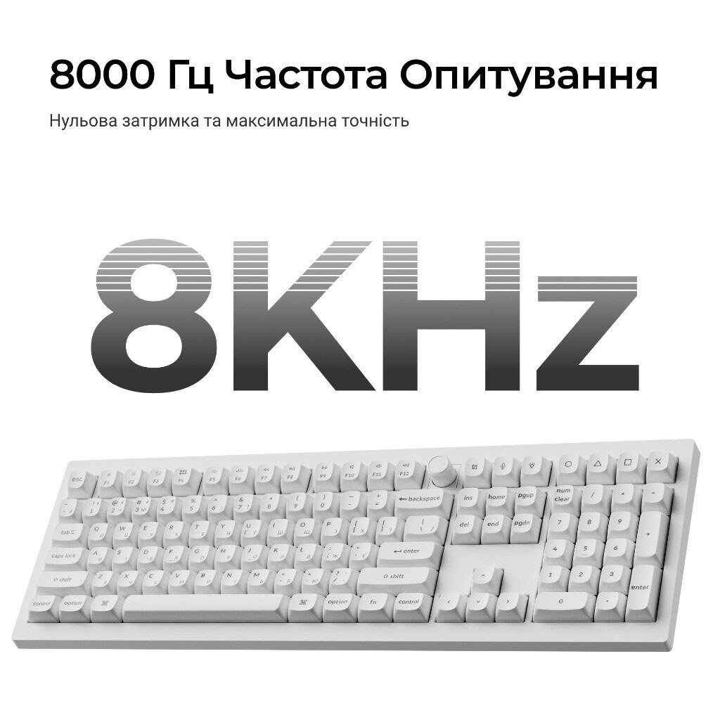 Клавиатура Keychron V6 Ultra, Белый - № 10 Клавиатура Keychron V6 Ultra, Белый - № 10