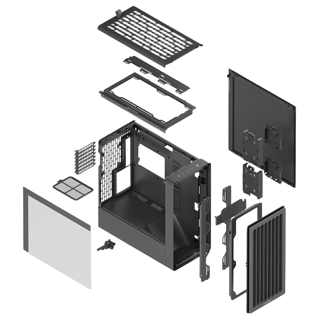 Корпус HAVN BF 360, Черный - № 11 Корпус HAVN BF 360, Черный - № 11