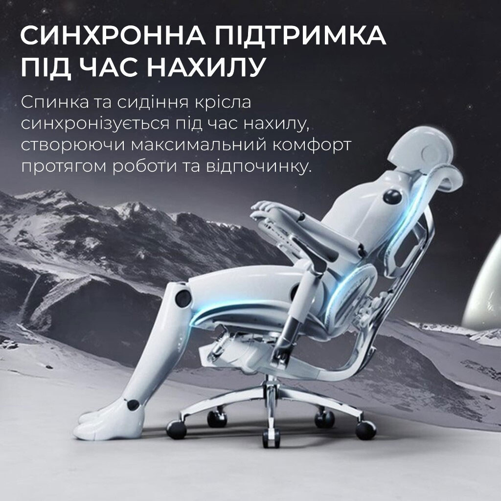 Кресло офисное Sihoo Doro S300 Mesh, Серый - № 11 Кресло офисное Sihoo Doro S300 Mesh, Серый - № 11