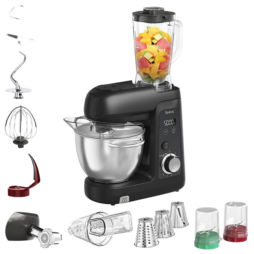 Кухонная машина Tefal Bake Partner+ QB5458F0, Черный - № 2 Кухонная машина Tefal Bake Partner+ QB5458F0, Черный - № 2