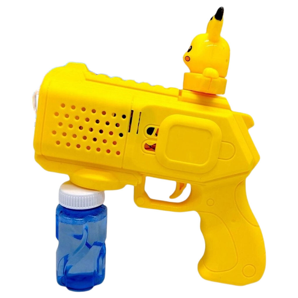 Пистолет с мыльными пузырями "ПИКАЧУ / PIKACHU", Mic - № 1 Пистолет с мыльными пузырями "ПИКАЧУ / PIKACHU", Mic - № 1