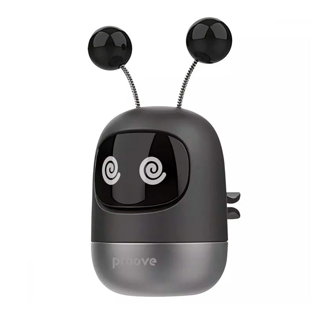 Автомобильный освежитель воздуха Proove Emoji Robot Stunned, Черный - № 1 Автомобильный освежитель воздуха Proove Emoji Robot Stunned, Черный - № 1