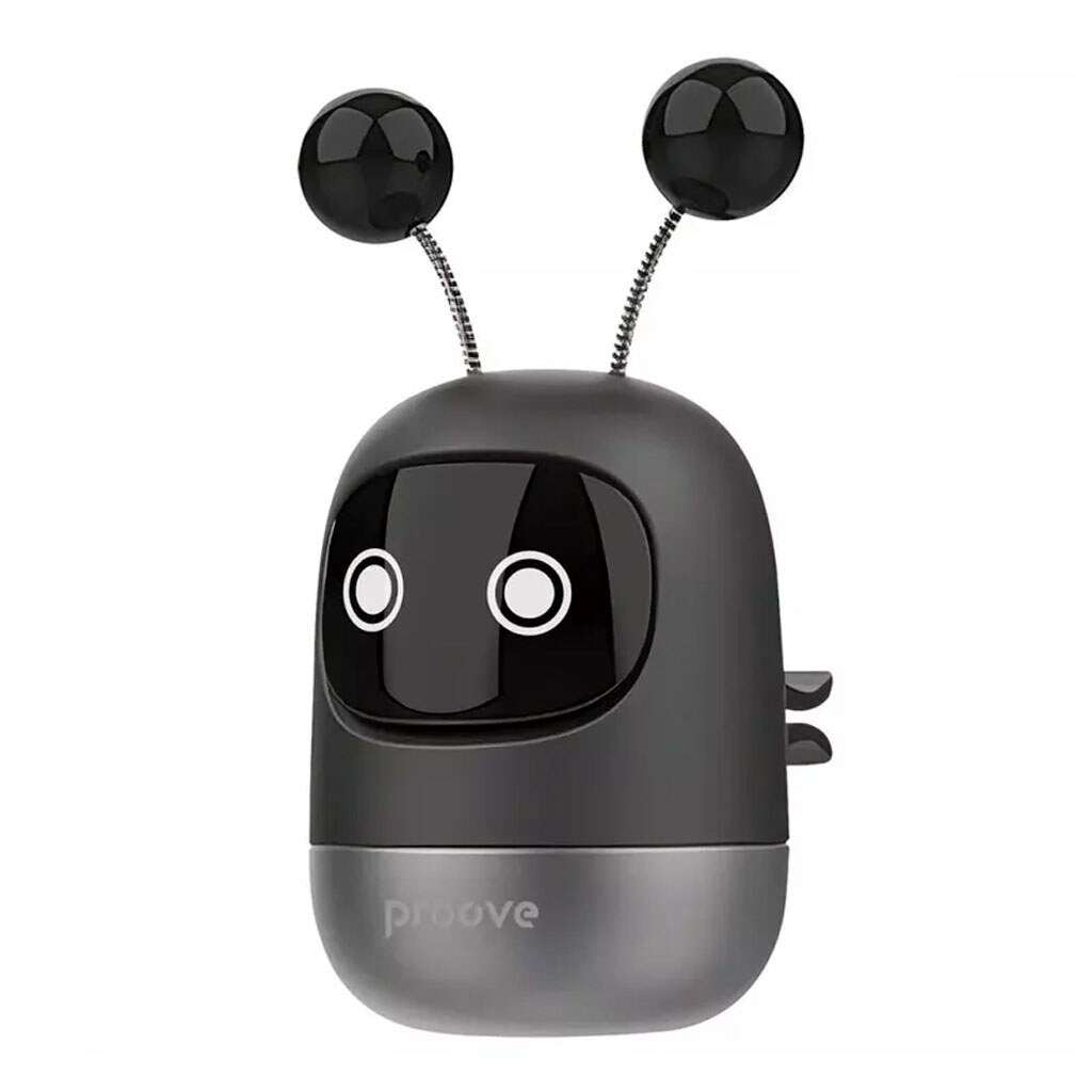 Автомобильный освежитель воздуха Proove Emoji Robot Surprise, Черный - № 1 Автомобильный освежитель воздуха Proove Emoji Robot Surprise, Черный - № 1