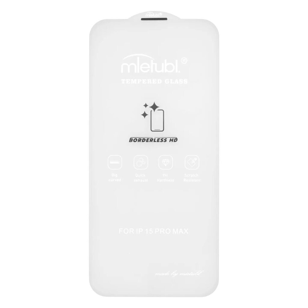 Защитное стекло Apple iPhone 15 Pro Max, Mietubl Borderless HD, Прозрачный - № 1 Защитное стекло Apple iPhone 15 Pro Max, Mietubl Borderless HD, Прозрачный - № 1