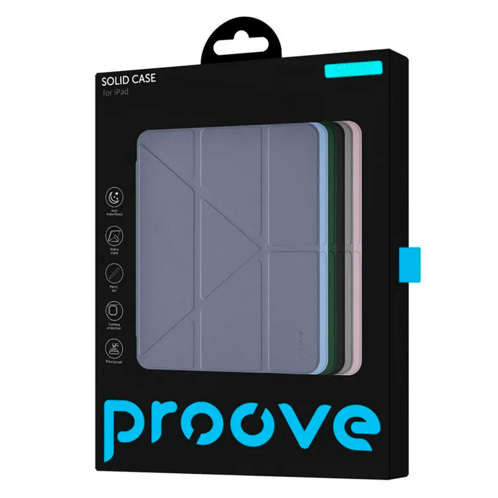 Чехол (книжка) Apple iPad 10.9 2022 / iPad Air 11 / iPad Air 4 2020 / iPad Air 5 2022 / iPad Pro 11, Proove Solid, Серый - № 3 Чехол (книжка) Apple iPad 10.9 2022 / iPad Air 11 / iPad Air 4 2020 / iPad Air 5 2022 / iPad Pro 11, Proove Solid, Серый - № 3