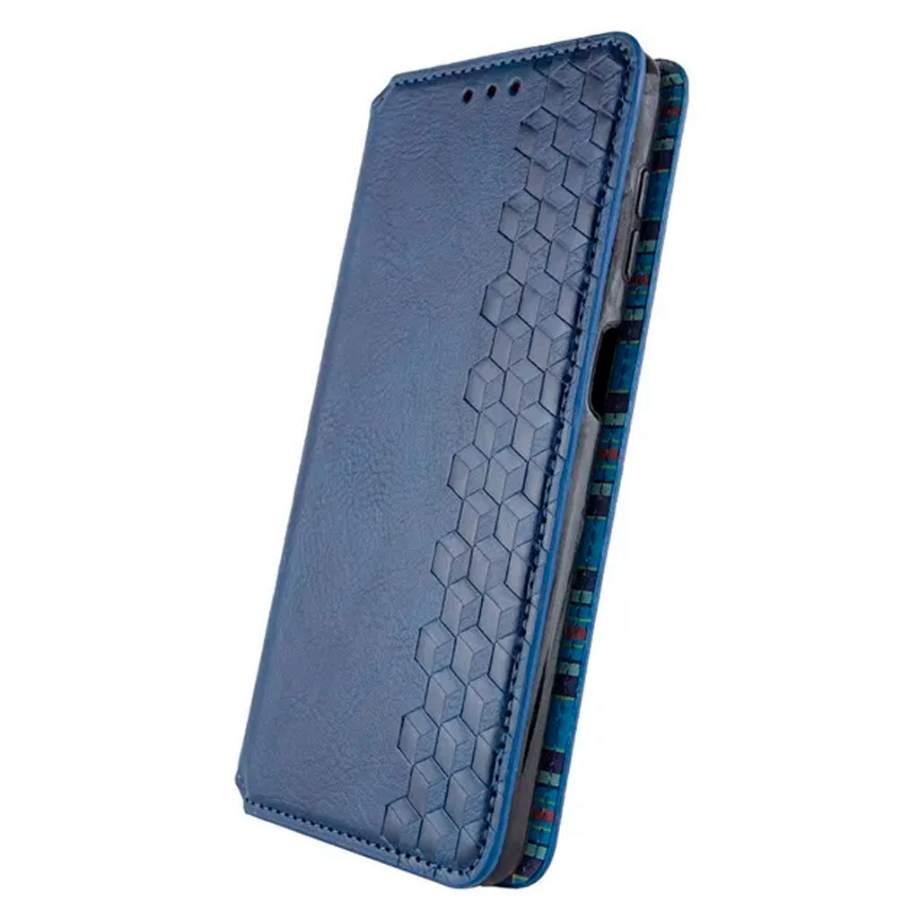 Чохол (книжка) Samsung A165 Galaxy A16 / A166 Galaxy A16 5G, GETMAN Cubic, Синій - № 2 Чохол (книжка) Samsung A165 Galaxy A16 / A166 Galaxy A16 5G, GETMAN Cubic, Синій - № 2