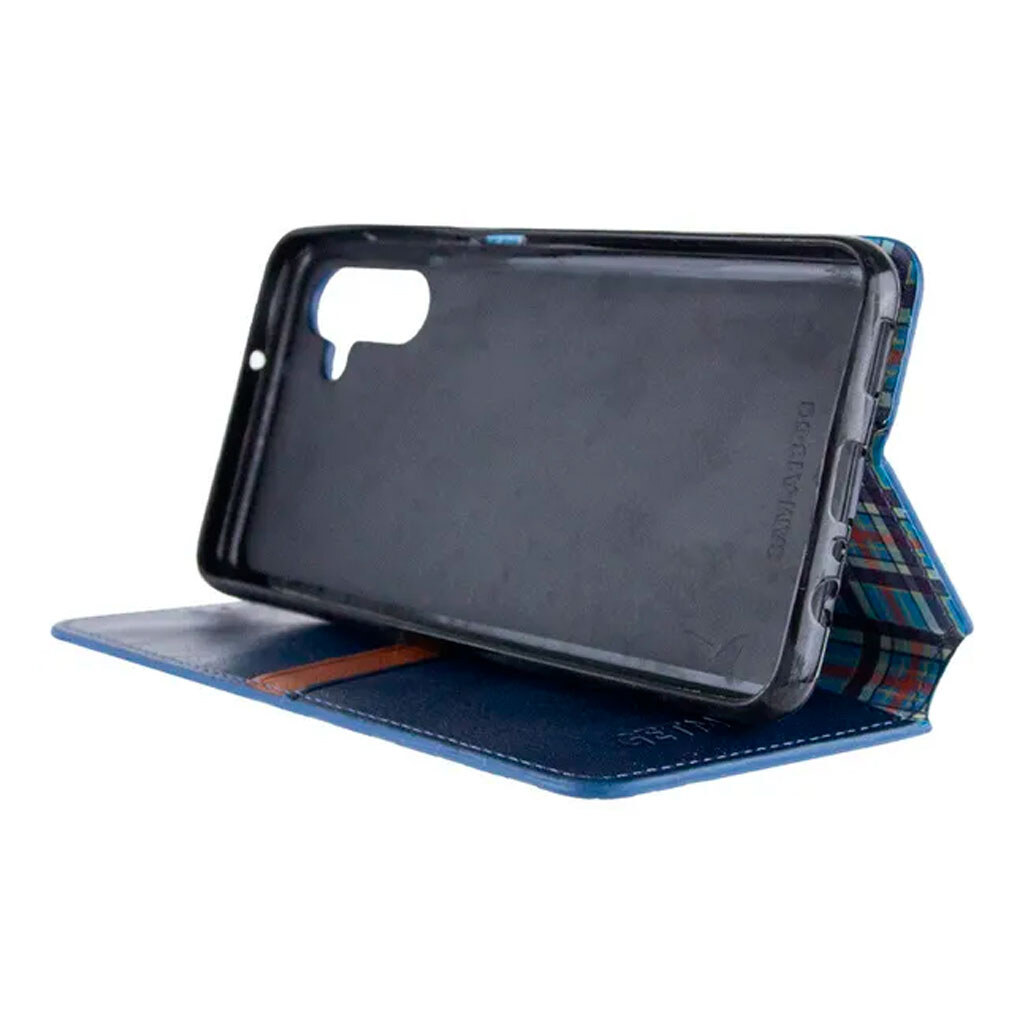 Чохол (книжка) Samsung A165 Galaxy A16 / A166 Galaxy A16 5G, GETMAN Cubic, Синій - № 4 Чохол (книжка) Samsung A165 Galaxy A16 / A166 Galaxy A16 5G, GETMAN Cubic, Синій - № 4
