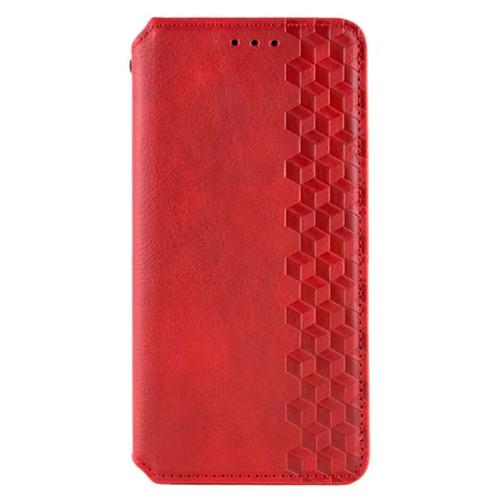 Чохол (книжка) Samsung A165 Galaxy A16 / A166 Galaxy A16 5G, GETMAN Cubic, Червоний - № 1 Чохол (книжка) Samsung A165 Galaxy A16 / A166 Galaxy A16 5G, GETMAN Cubic, Червоний - № 1