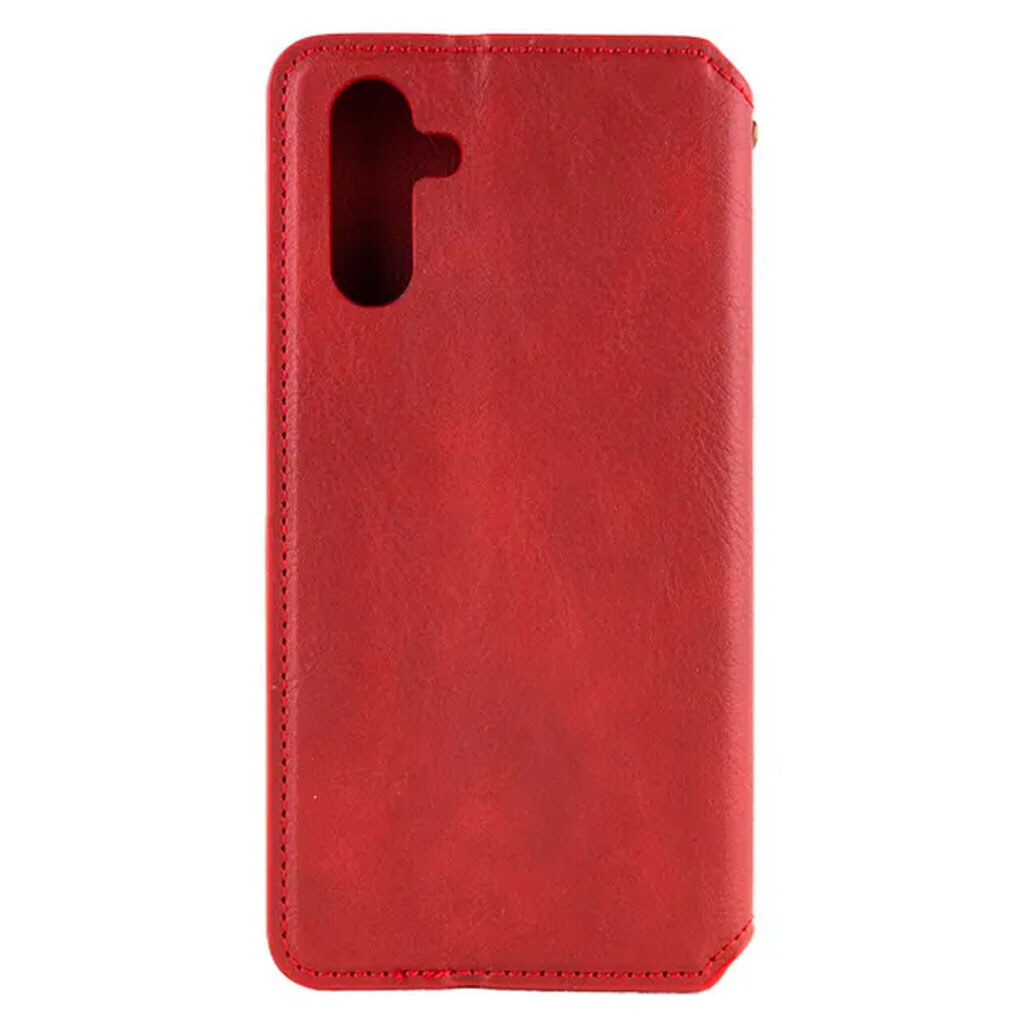 Чохол (книжка) Samsung A165 Galaxy A16 / A166 Galaxy A16 5G, GETMAN Cubic, Червоний - № 6 Чохол (книжка) Samsung A165 Galaxy A16 / A166 Galaxy A16 5G, GETMAN Cubic, Червоний - № 6