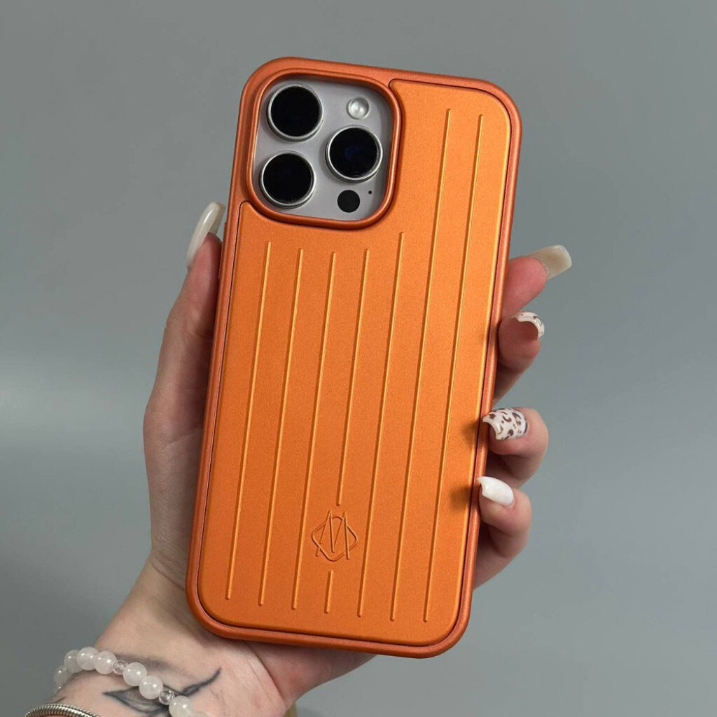 Чехол (накладка) Apple iPhone 15, Rimova, Оранжевый - № 9 Чехол (накладка) Apple iPhone 15, Rimova, Оранжевый - № 9