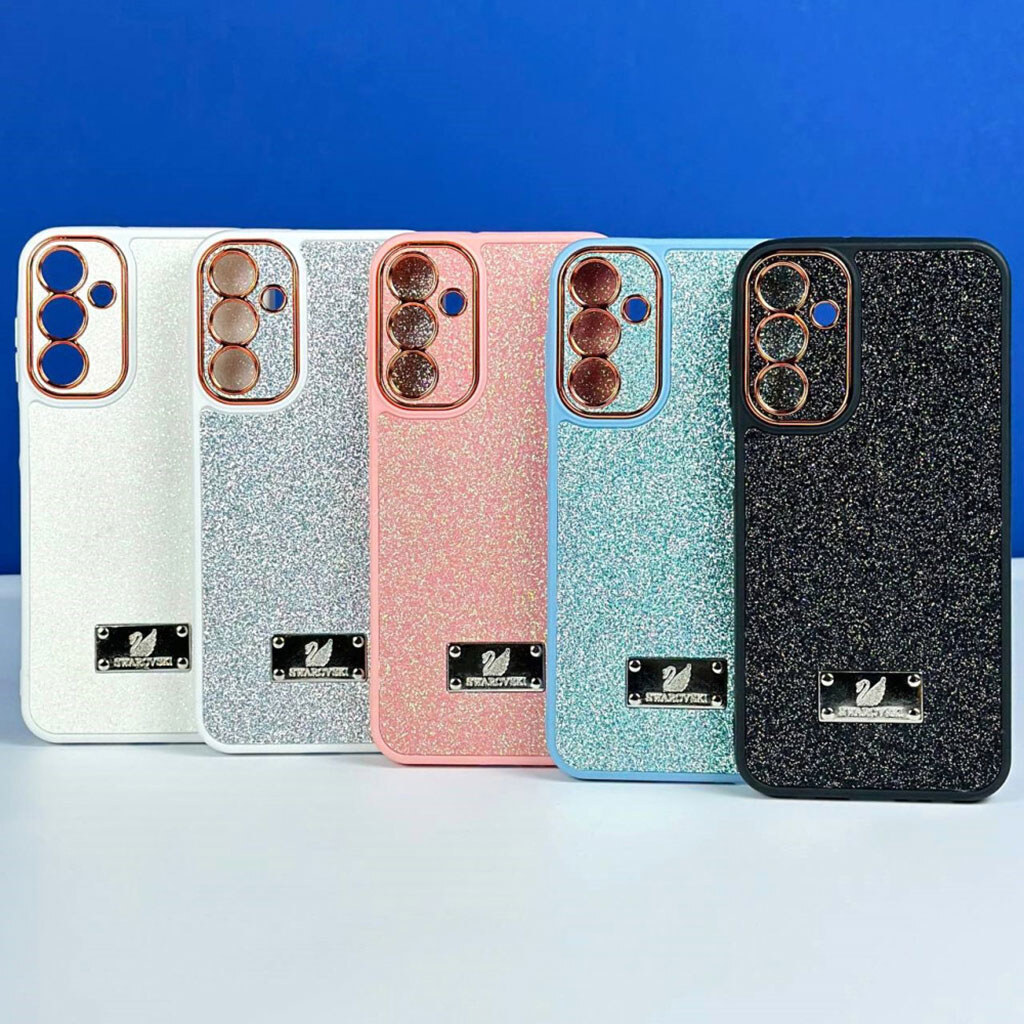 Чехол (накладка) Samsung Galaxy A36 5G / Galaxy A37 5G, Sand Crystal Swarovski, Бирюзовый - № 13 Чехол (накладка) Samsung Galaxy A36 5G / Galaxy A37 5G, Sand Crystal Swarovski, Бирюзовый - № 13