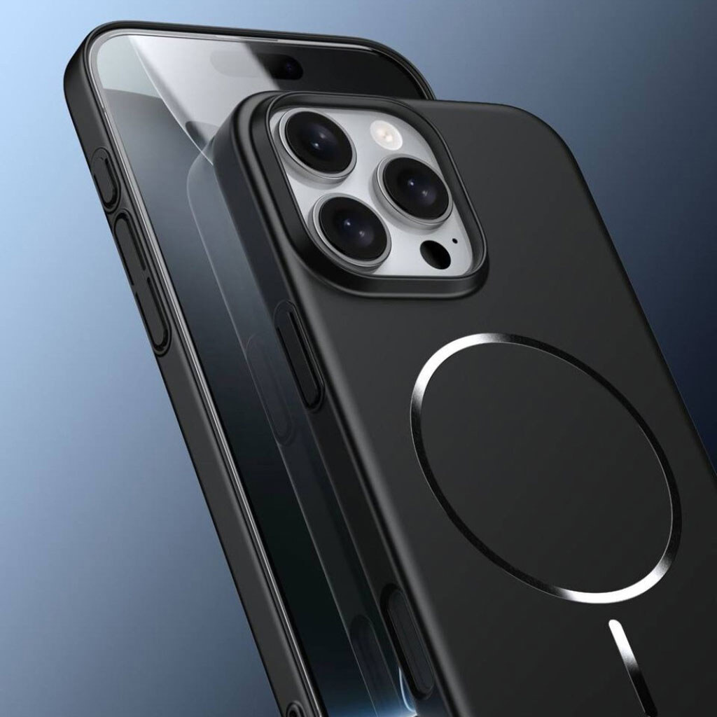 Чехол (накладка) Apple iPhone 17 Pro Max, Smooth Touch, MagSafe, Черный - № 12 Чехол (накладка) Apple iPhone 17 Pro Max, Smooth Touch, MagSafe, Черный - № 12