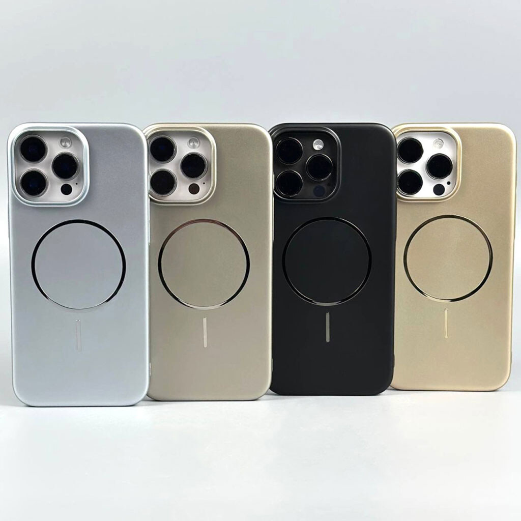 Чехол (накладка) Apple iPhone 17, Smooth Touch, MagSafe, Platinum Gold, Золотой - № 4 Чехол (накладка) Apple iPhone 17, Smooth Touch, MagSafe, Platinum Gold, Золотой - № 4