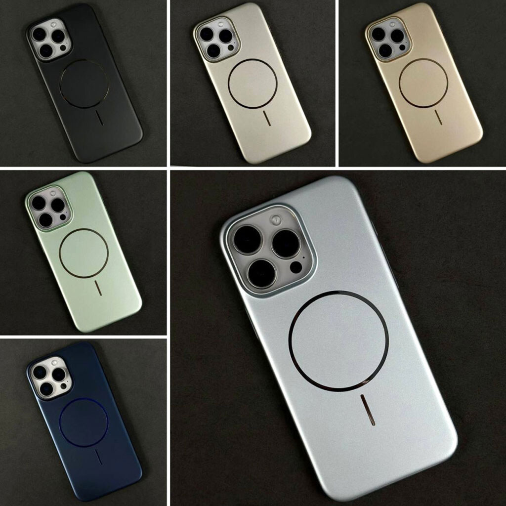 Чехол (накладка) Apple iPhone 15 Pro, Smooth Touch, MagSafe, Зеленый - № 10 Чехол (накладка) Apple iPhone 15 Pro, Smooth Touch, MagSafe, Зеленый - № 10