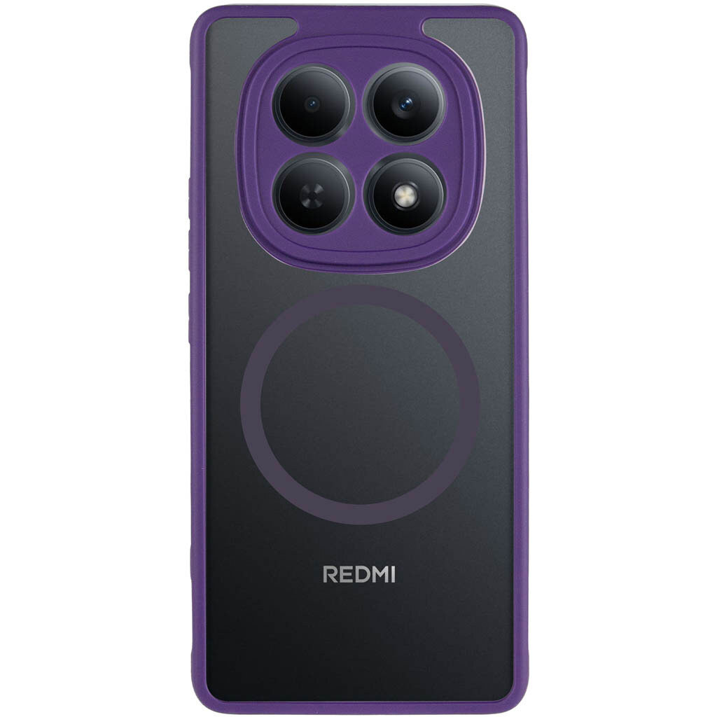 Чохол (накладка) Xiaomi Redmi Note 15 Pro, Epik Bloom, MagSafe, Фіолетовий - № 5 Чохол (накладка) Xiaomi Redmi Note 15 Pro, Epik Bloom, MagSafe, Фіолетовий - № 5
