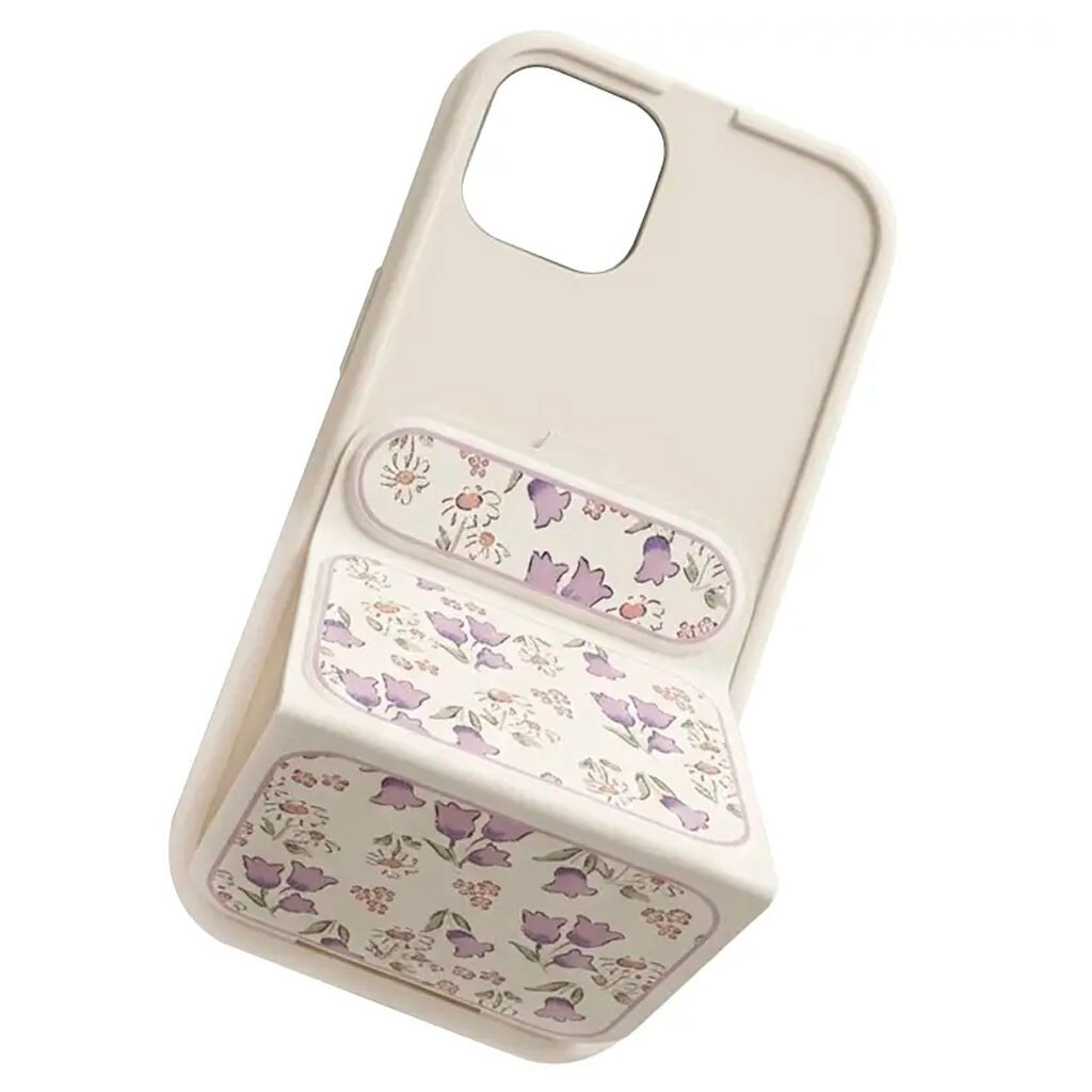 Чехол (накладка) Apple iPhone 17 Pro, Epik Panel Stand, Floral Breeze, Рисунок - № 3 Чехол (накладка) Apple iPhone 17 Pro, Epik Panel Stand, Floral Breeze, Рисунок - № 3