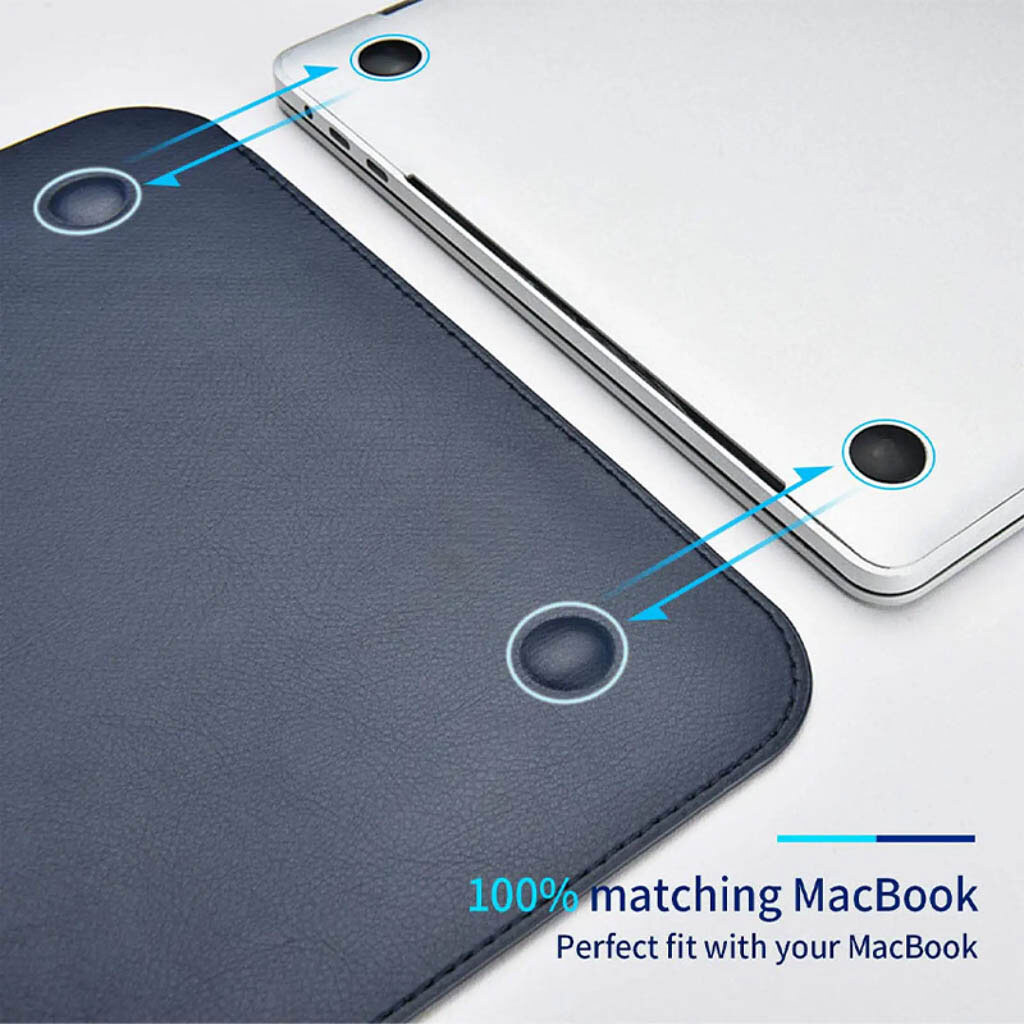 Чехол (конверт) Apple MacBook Air 15 M2, Wiwu Skin Pro II, Синий - № 2 Чехол (конверт) Apple MacBook Air 15 M2, Wiwu Skin Pro II, Синий - № 2