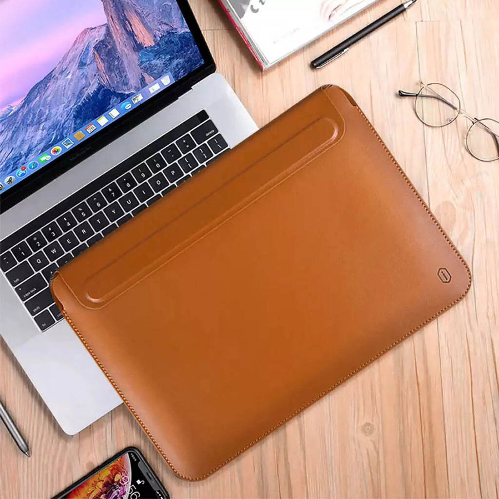 Чехол (конверт) Apple MacBook Air 15 M2, Wiwu Skin Pro II, Коричневый - № 2 Чехол (конверт) Apple MacBook Air 15 M2, Wiwu Skin Pro II, Коричневый - № 2