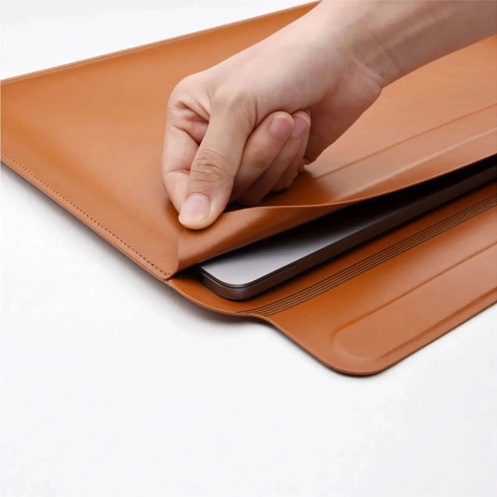 Чехол (конверт) Apple MacBook Air 15 M2, Wiwu Skin Pro II, Коричневый - № 4 Чехол (конверт) Apple MacBook Air 15 M2, Wiwu Skin Pro II, Коричневый - № 4