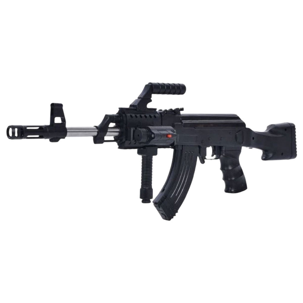 Автомат + пульки, бат., лазер в короб. 47,7x17,7x6,8 см, Mic - № 1 Автомат + пульки, бат., лазер в короб. 47,7x17,7x6,8 см, Mic - № 1