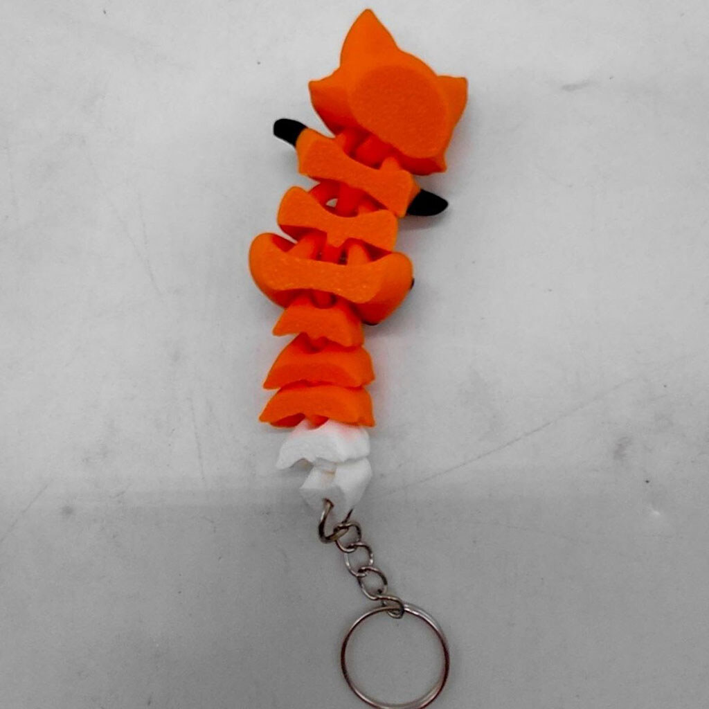 Брелок "Flexi Fox / Магнітна Лисичка Keychain", 3D друк, OYTOY - № 3 Брелок "Flexi Fox / Магнітна Лисичка Keychain", 3D друк, OYTOY - № 3