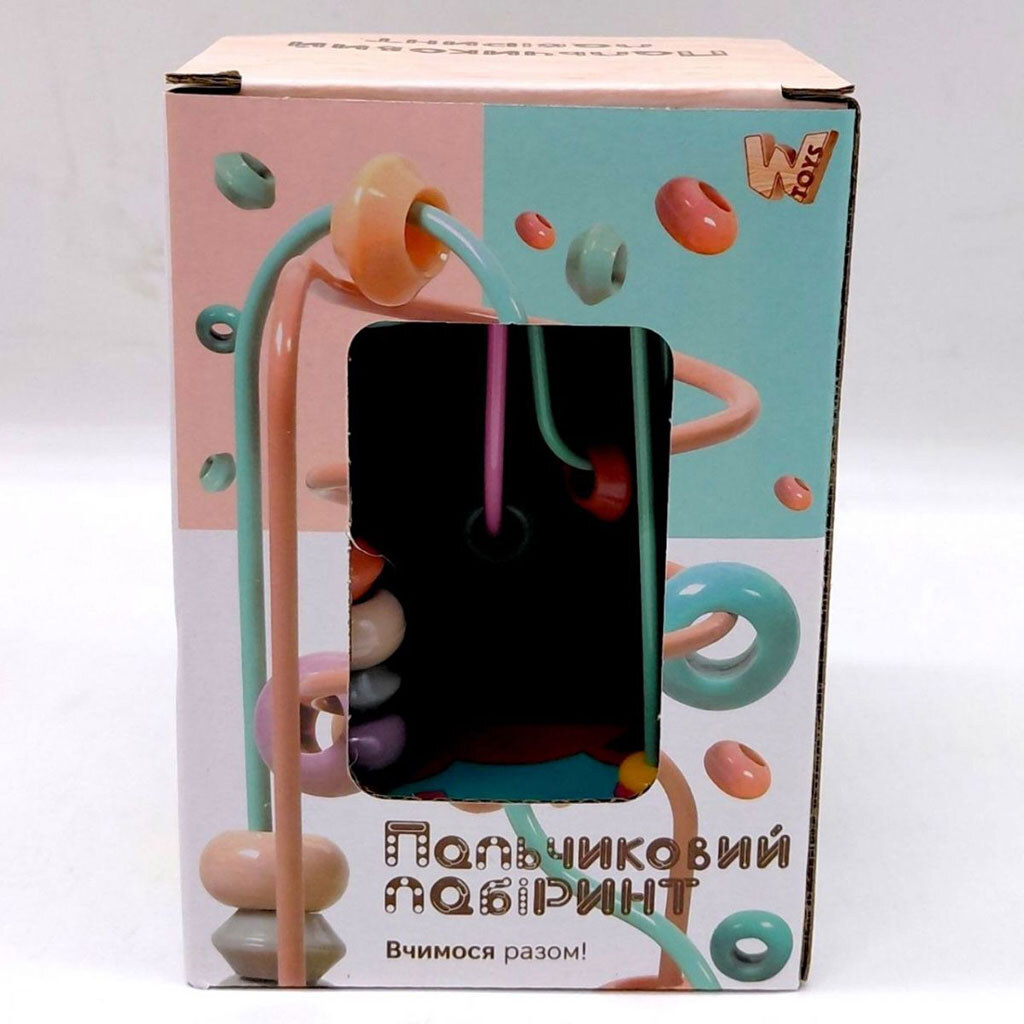 Пальчиковый лабиринт "МИШКА", деревянный, в коробке, Wtoys - № 3 Пальчиковый лабиринт "МИШКА", деревянный, в коробке, Wtoys - № 3