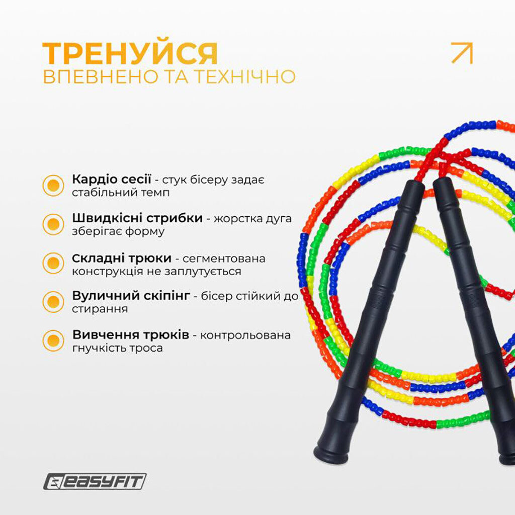 Скакалка скоростная, EasyFit - № 4 Скакалка скоростная, EasyFit - № 4