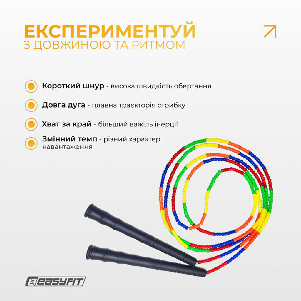 Скакалка скоростная, EasyFit - № 5 Скакалка скоростная, EasyFit - № 5