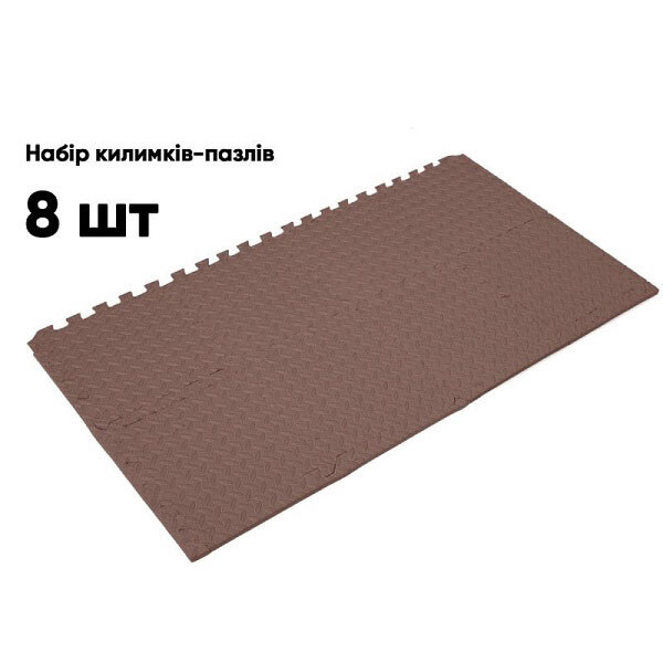 Татами мат, хвост ласточки, 8 шт, 30х30х1 см, EasyFit - № 2 Татами мат, хвост ласточки, 8 шт, 30х30х1 см, EasyFit - № 2