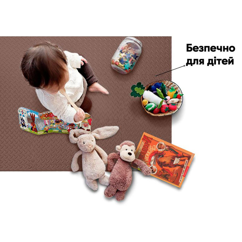 Татами мат, хвост ласточки, 8 шт, 30х30х1 см, EasyFit - № 4 Татами мат, хвост ласточки, 8 шт, 30х30х1 см, EasyFit - № 4