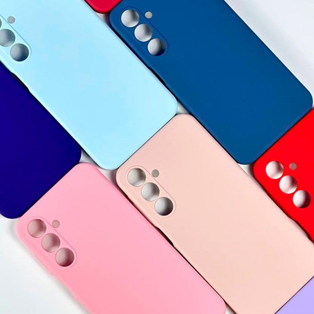 Чехол (накладка) Xiaomi Redmi 12 / Redmi 12 5G, Original Soft Case, Синий - № 4 Чехол (накладка) Xiaomi Redmi 12 / Redmi 12 5G, Original Soft Case, Синий - № 4
