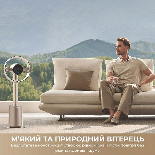 Вентилятор Dreame Bladeless Fan MF10, Білий - № 5 Вентилятор Dreame Bladeless Fan MF10, Білий - № 5