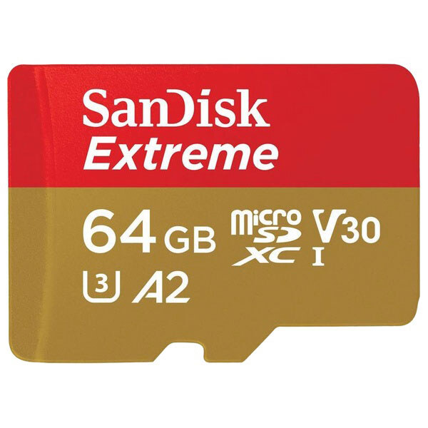 Карта пам'яті SanDisk MicroSDXC Extreme V30 U3, 64 Гб. - № 1 Карта пам'яті SanDisk MicroSDXC Extreme V30 U3, 64 Гб. - № 1