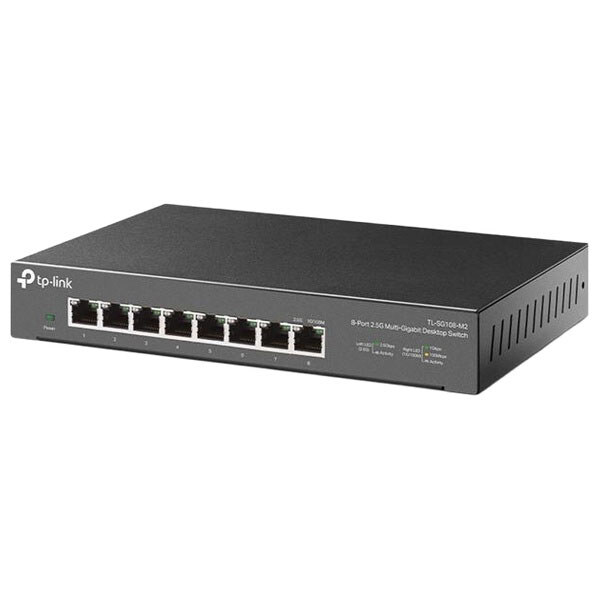 Комутатор TP-Link TL-SG108-M2, Чорний - № 2 Комутатор TP-Link TL-SG108-M2, Чорний - № 2