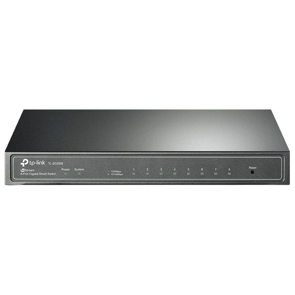 Комутатор TP-Link Omada SG2008, Чорний - № 1 Комутатор TP-Link Omada SG2008, Чорний - № 1